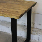 Rustic Desk with Square Legs