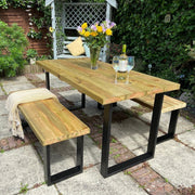 Rustic Outdoor Dining Set