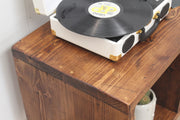 Rustic Record Player Unit